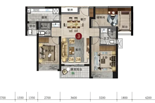 中洲府户型图