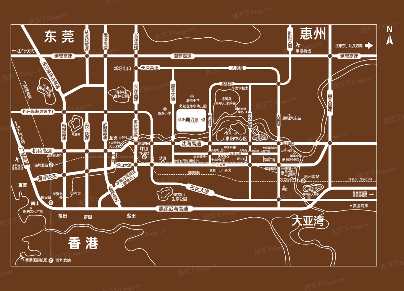 保利·阳光城交通图