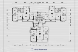 敏捷云锦华府4室2厅1厨2卫建面138.85㎡