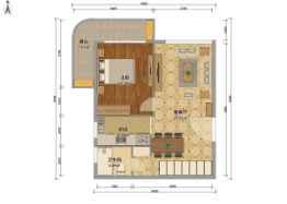 福安博雅·清泉湾4室2厅1厨2卫建面68.00㎡