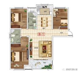 鄄城天润公馆3室2厅1厨2卫建面136.52㎡