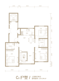 云岭景园C3户型134.94平