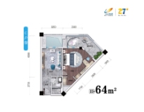 碧桂园竹溪山境公寓C户型