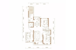 瑞信世家3室2厅1厨2卫建面138.15㎡