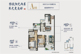 蓝光·滨海钰瀧湾2室2厅2卫建面97.00㎡