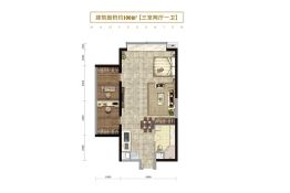 茂业金廊壹号3室2厅1厨1卫建面100.0㎡