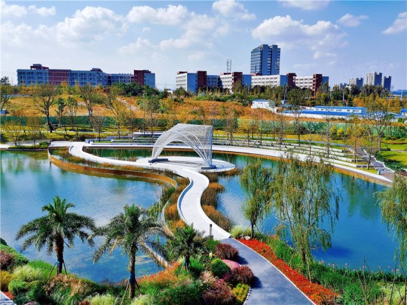 保利和光屿湖实景图