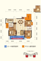 太同兴·清华园3室2厅1厨2卫建面126.44㎡