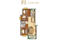 F1户型-119平