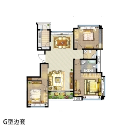 御沁园3室2厅1厨2卫建面141.00㎡