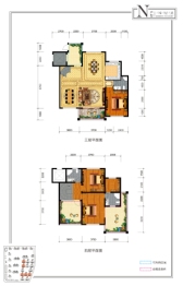 紫约·拉菲庄园3室3厅1厨3卫建面175.65㎡