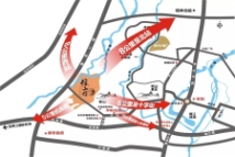 信和信大中华养生谷交通区位图