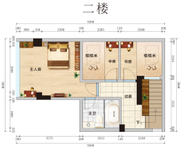怡翠华庭3室1卫建面31.0㎡