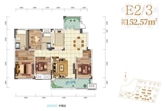 长房·宁洲府户型图