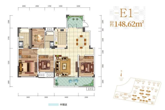 长房·宁洲府户型图