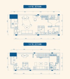 东津世纪城2室2厅1厨2卫建面71.00㎡