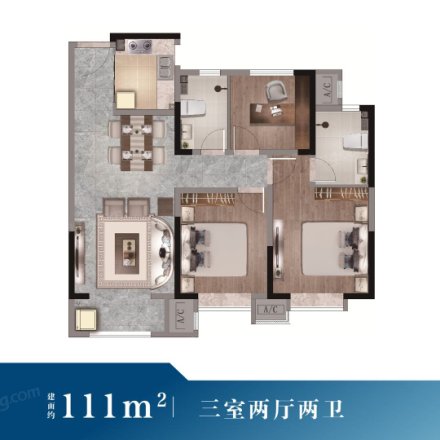 华侨城碧桂园天境户型图