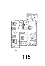 泰实·学府春天3室2厅1厨2卫建面115.00㎡