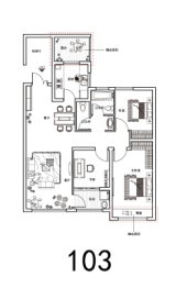 泰实·学府春天3室2厅1厨2卫建面103.00㎡