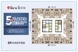 友邦广场1室1厅1厨1卫建面45.00㎡