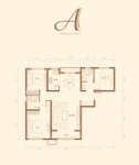 高层标准层A户型