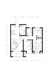 万腾御景城3室2厅1厨1卫建面97.75㎡