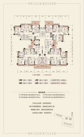 凯柏荣域商住楼户型图