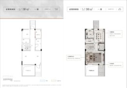 孔雀城·京杭上宸1室1厅1厨1卫建面180.00㎡