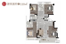 金辉优步星樾4室2厅1厨2卫建面110.00㎡