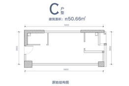 时光云未来科技智慧公寓1室1厨1卫建面50.00㎡