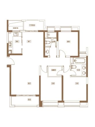 凯利海华府户型图