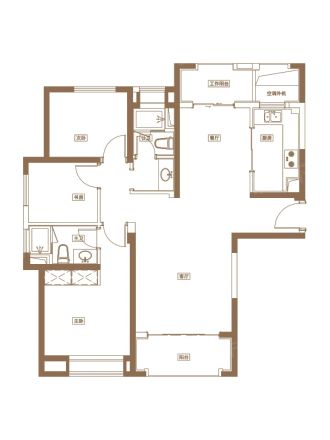 凯利海华府户型图
