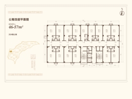 远洋·尚东万和1室1厅1卫建面46.00㎡