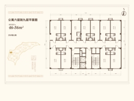 远洋·尚东万和1室1厅1卫建面46.00㎡