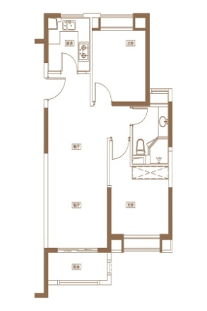 凯利海华府户型图