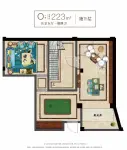 御墅-O户型 223㎡-地下层