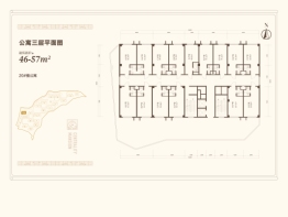 远洋·尚东万和1室1厅1卫建面46.00㎡