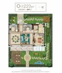 御墅-O户型 223㎡-一层