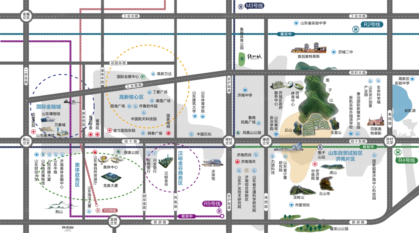 绿地御山台位置图片