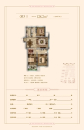 尚都滟澜山3室2厅1厨2卫建面127.00㎡