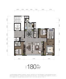 阳光城·和平1013室2厅1厨3卫建面180.00㎡