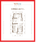 C3户型 121㎡三居