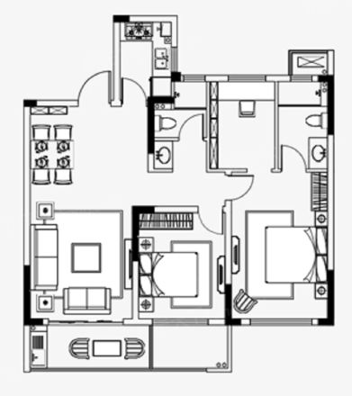 江湾四季院户型图
