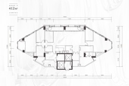 重庆中心5室2厅1厨4卫建面412.00㎡