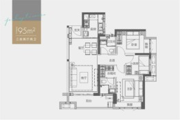 保利时代3室2厅1厨2卫建面95.00㎡