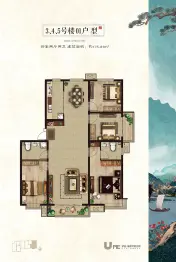 丽景华庭二期4室2厅1厨2卫建面175.81㎡