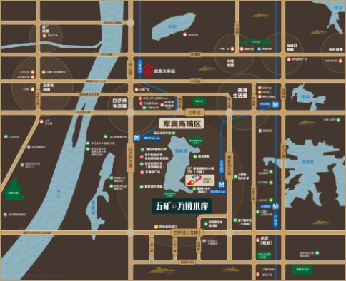 五矿万境水岸|万境墅交通图