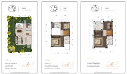 五矿万境水岸|万境墅4室2厅1厨4卫建面178.00㎡