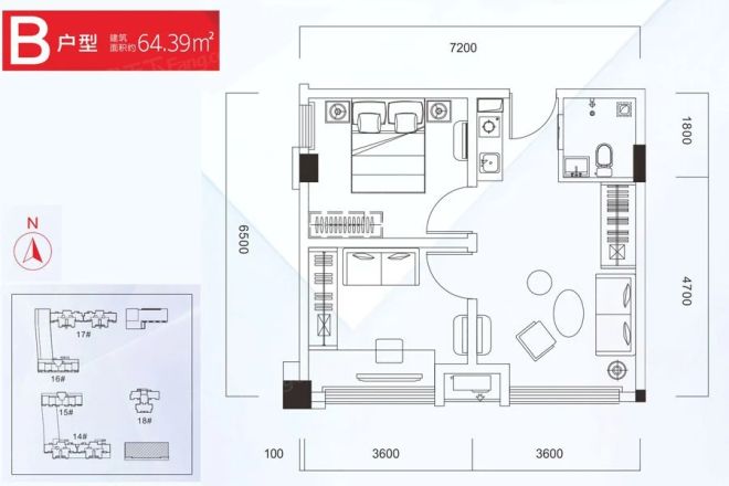 永宏万家里商住楼户型图