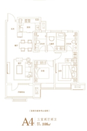 赤山雍锦湾3室2厅1厨2卫建面108.00㎡